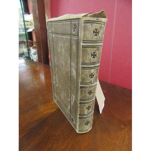 286 - LEATHER BOUND PRAYER BOOK  1871