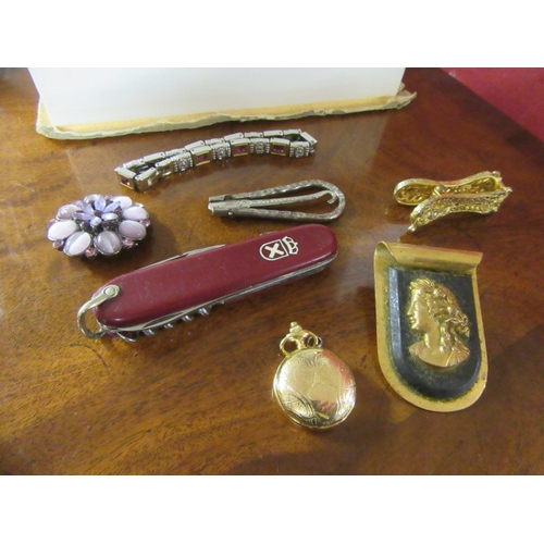 294 - BOX OF COSTUME JEWELLERY ETC