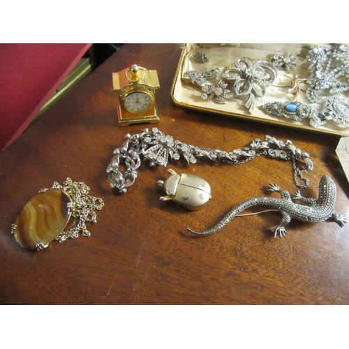 297 - BOX OF COSTUME JEWELLERY