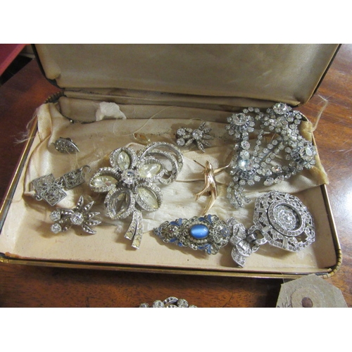 297 - BOX OF COSTUME JEWELLERY