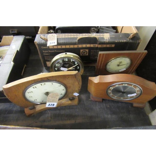 328 - BIG BEN REPEATER AND THREE OTHER CLOCKS