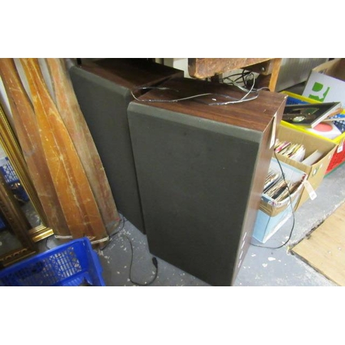 498 - PAIR OF MITSUBISHI SPEAKERS