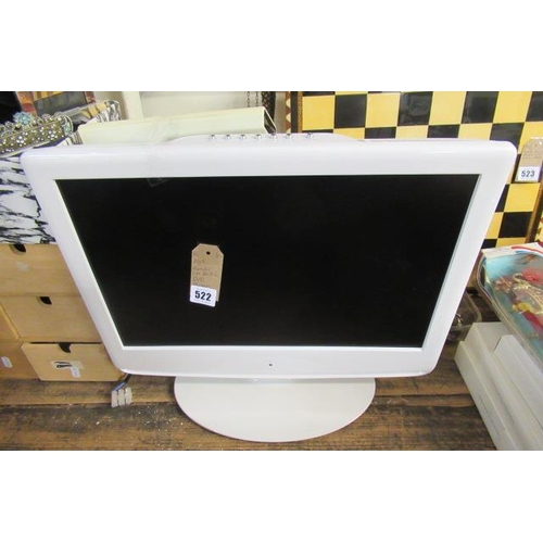 522 - M&S MONITOR AND A DVD PLAYER