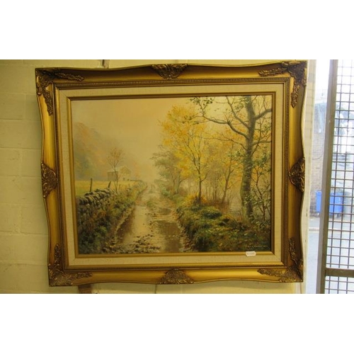 756 - REX PRESTON OIL LANDSCAPE