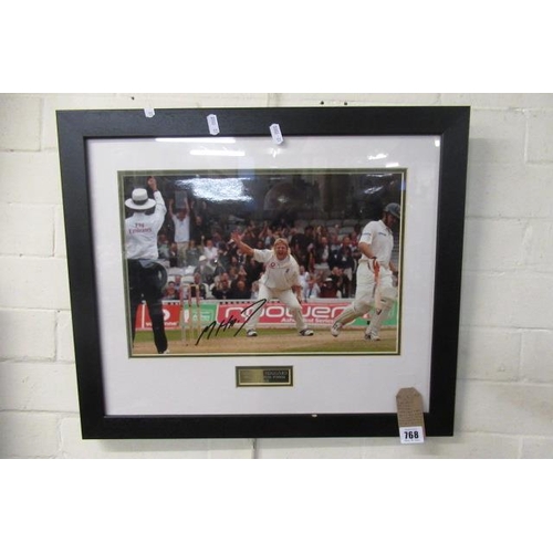 768 - SIGNED AND FRAMED MATTHEW HOGGARD PHOTOGRAPH WITH CERTIFICATE OF AUTHENTICITY