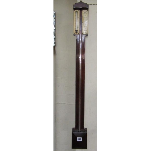 806 - WP COULTAS OF BRADFORD STICK BAROMETER