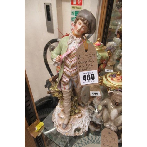 460 - CERAMIC HUNTING FIGURE