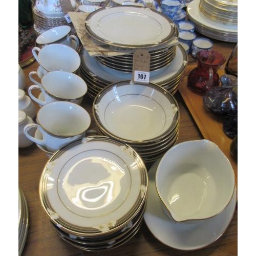 107 - NORITAKE DINNER SERVICE
