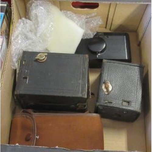 53 - BOX OF CAMERAS