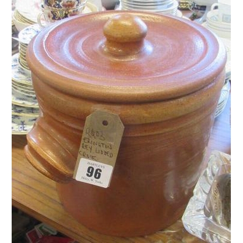 96 - ERRINGTON REY LIDDED CROCK