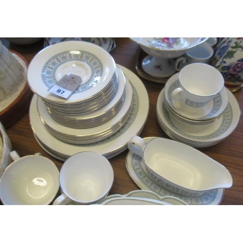 97 - QUANTITY OF ROYAL DOULTON DINNER WARE