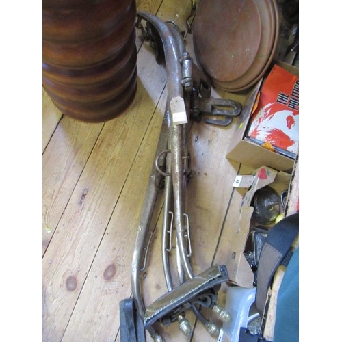 86A - TWO PAIRS OF HORSE BRASSES