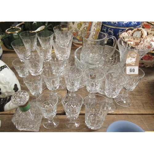 60 - QUANTITY OF GLASS