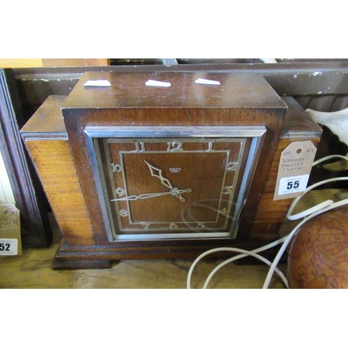 55 - ART DECO SMITHS MANTLE CLOCK