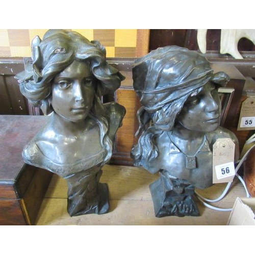 56 - TWO BUSTS