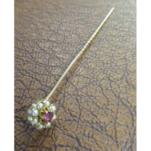 206 - CASED VICTORIAN STICK PIN