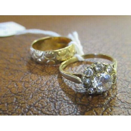 210 - TWO 9CT GOLD RINGS