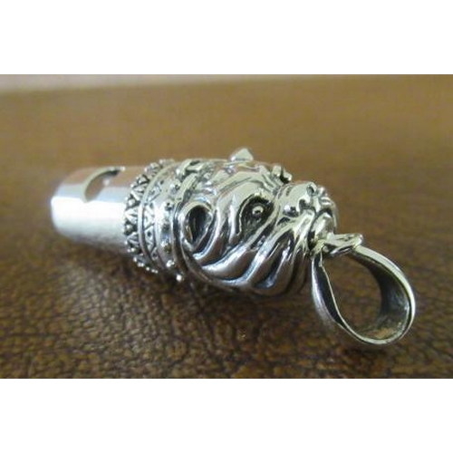 253 - SILVER BULLDOG WHISTLE