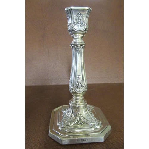 254 - SILVER CANDLESTICK