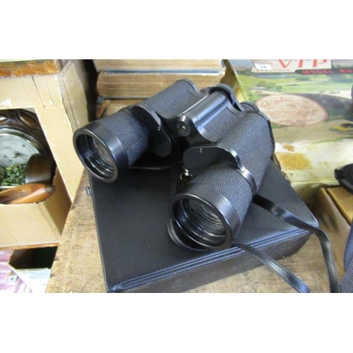 35 - CASED PAIR OF BINOCULARS