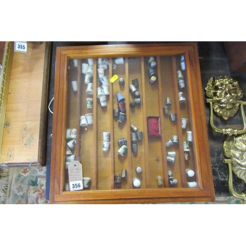 356 - CASED THIMBLE DISPLAY