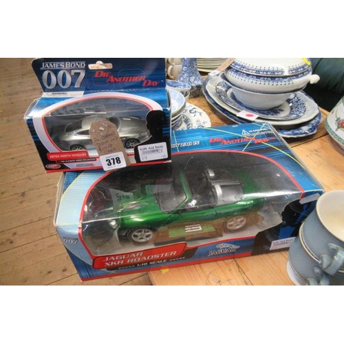 378 - TWO JAMES BOND 007 BOXED CARS