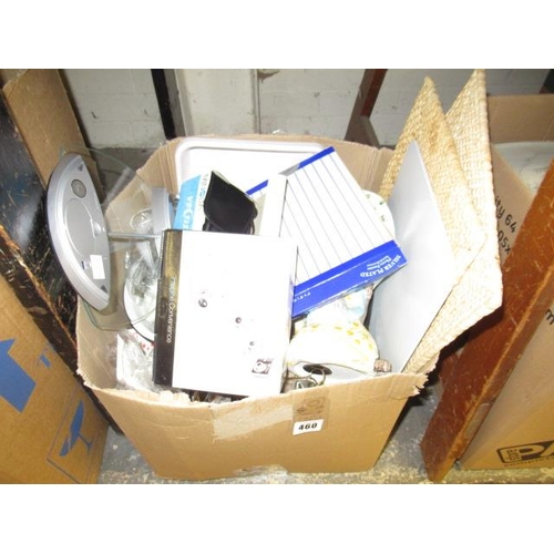 460 - BOX OF MISCELLANEOUS ITEMS