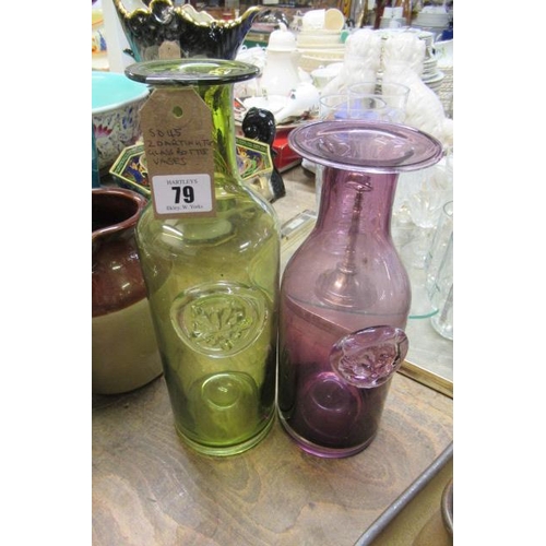 79 - TWO DARTINGTON GLASS CARAFES