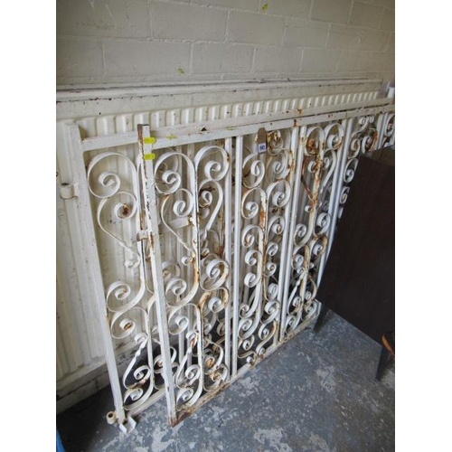 882 - PAIR OF METAL GATES