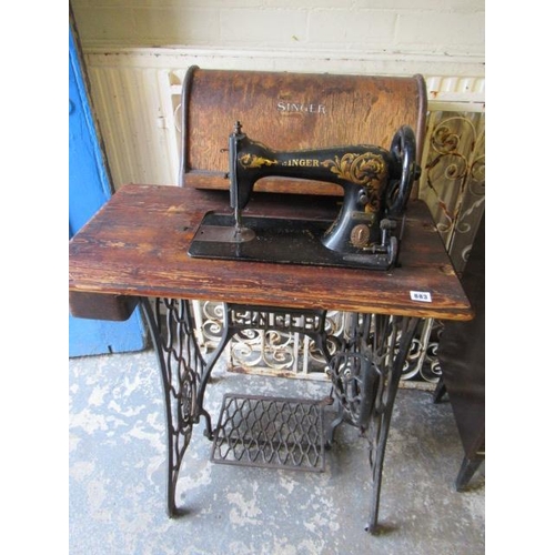 883 - TREDDLE SEWING MACHINE