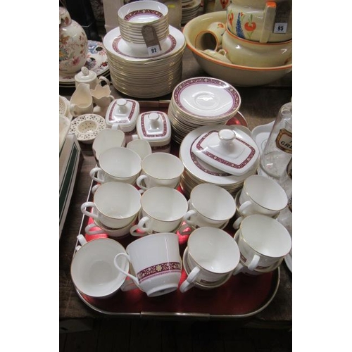 92 - QUANTITY OF ROYAL DOULTON MINUET CHINA