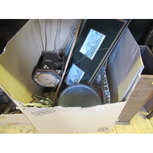 395 - BOX OF MISCELLANEOUS ITEMS