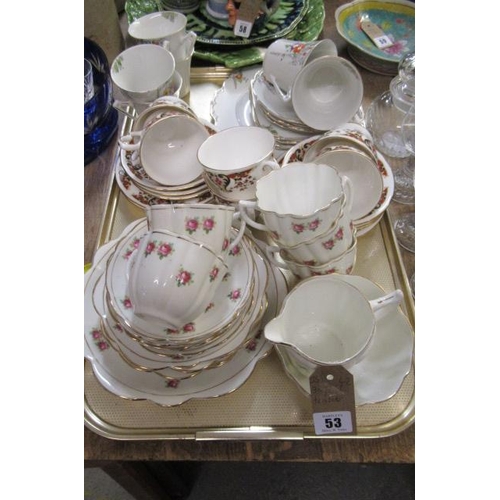 53 - THREE PART TEA SETS