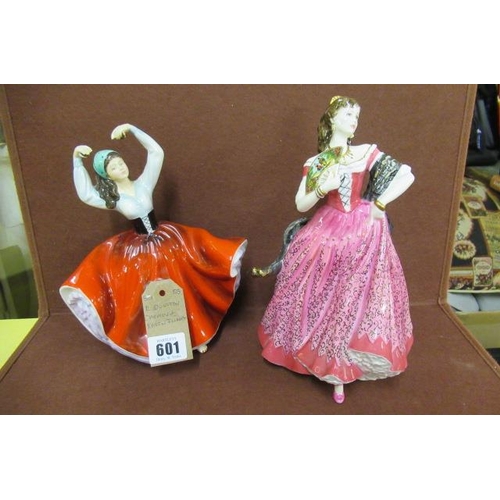 601 - ROYAL DOULTON FIGURE AND ANOTHER