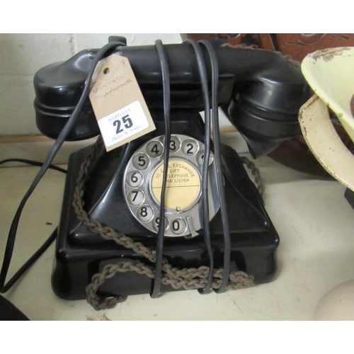 25 - VINTAGE TELEPHONE