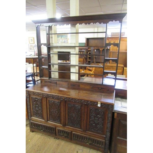 1160 - CARVED DRESSER