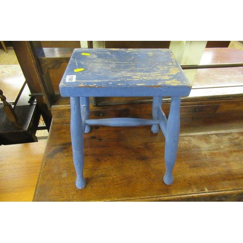 1161 - BLUE PAINTED STOOL