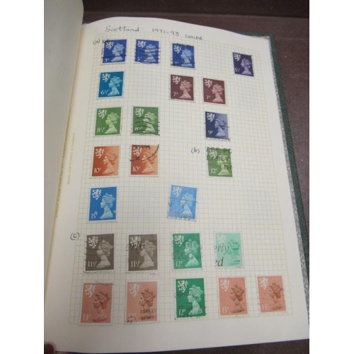 684 - GREEN ALBUM OF STAMPS