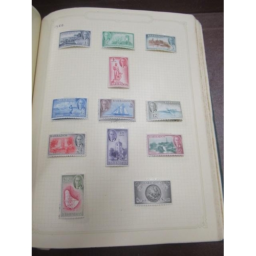 692 - SIMPLEX ALBUM OF VICTORIAN AND LATER BARBADIAN AND JAMAICAN STAMPS