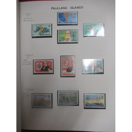 697 - ALBUM OF MINT FALKLAND ISLAND STAMPS