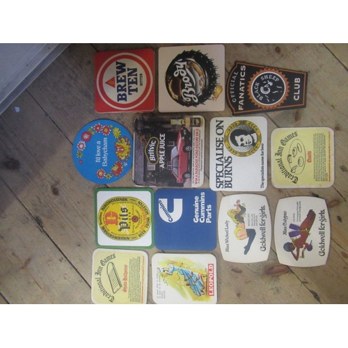 411 - TWO BOXES OF VINTAGE BEER MATS