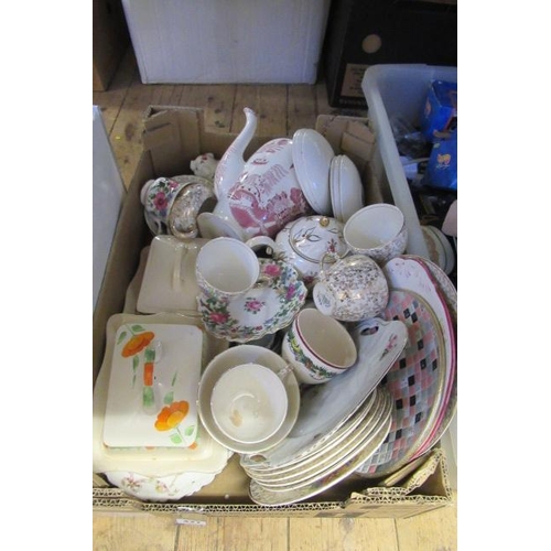 427 - BOX OF CERAMICS