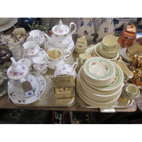 70 - TWO TRAYS OF CERAMICS