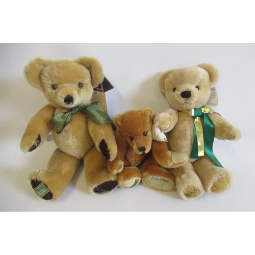 139 - Seven collector's teddies, comprising one boxed Steiff original, and six Merrythought including a re... 