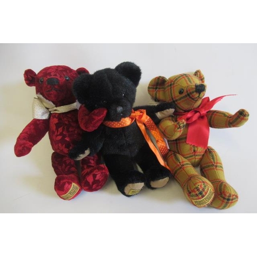 139 - Seven collector's teddies, comprising one boxed Steiff original, and six Merrythought including a re... 