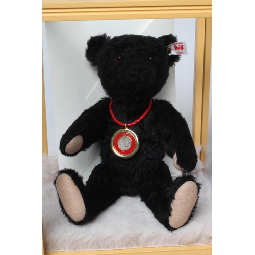 159 - A Steiff RMS Titanic bear, no. 204, with certificate, ear button and tag, 3d bit dated 1912 around n... 