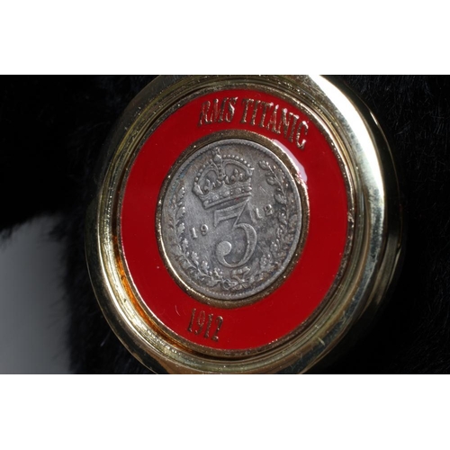 159 - A Steiff RMS Titanic bear, no. 204, with certificate, ear button and tag, 3d bit dated 1912 around n... 