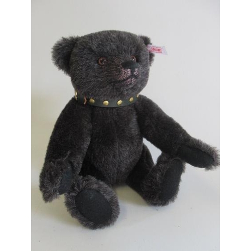 161 - Two boxed Steiff bears, comprising Jack the rare black alpaca bear and the 1920 classic bear, both w... 