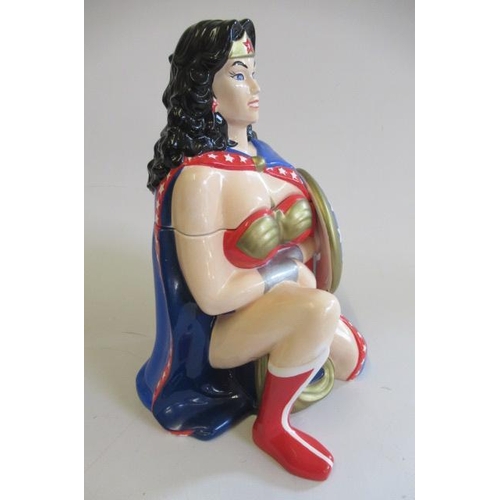 291 - A boxed limited edition Wonder Woman cookie jar, 23 of 2,400, DC trademark product, box 15