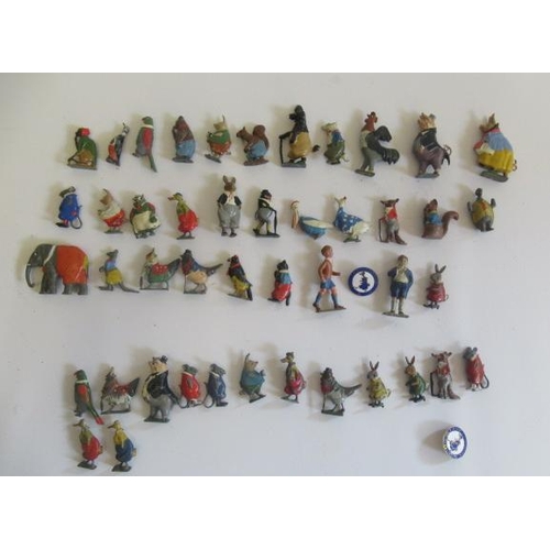 312 - Britains Cadbury's Coco Cubs with forty three Coco Cub animals, walking Jonathan figure and boy eati... 